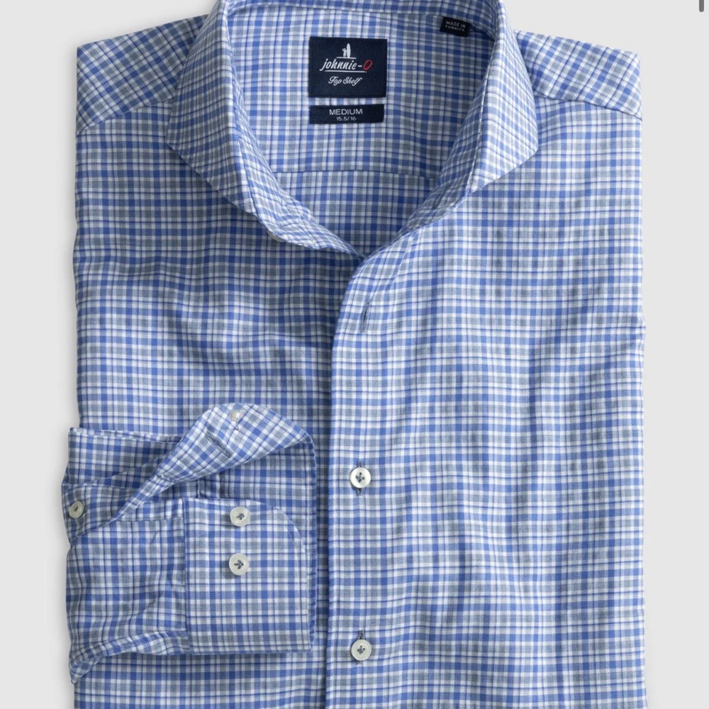 NWT johnnie-O Jerrod Long Sleeve Button Down Large
